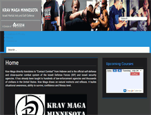 Tablet Screenshot of kravmagaminnesota.com